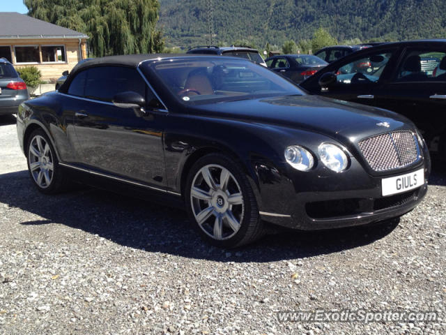 Bentley Continental spotted in Leuk, Switzerland