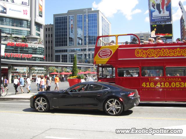 Fisker Karma spotted in Toronto, Canada