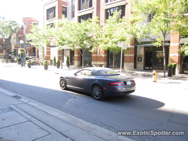 Aston Martin DB9 spotted in Toronto, Canada