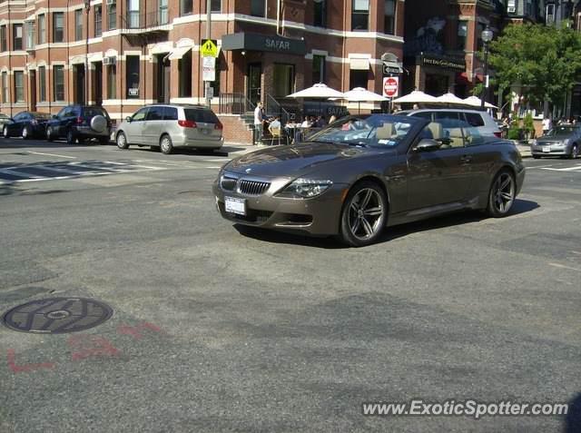 BMW M6 spotted in Boston, Massachusetts