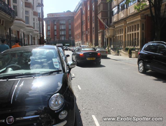 Bentley Continental spotted in London, United Kingdom