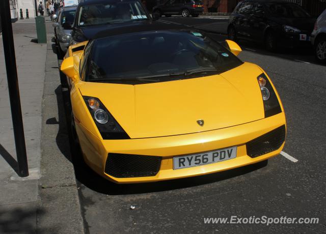 Lamborghini Gallardo spotted in London, United Kingdom