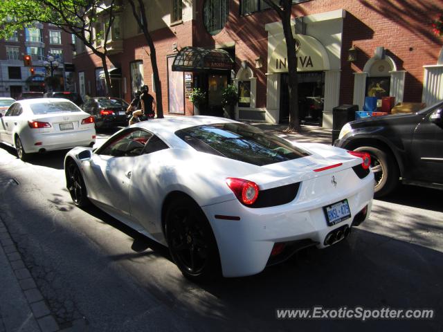 Ferrari 458 Italia spotted in Toronto, Canada