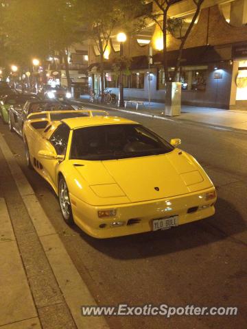 Lamborghini Diablo spotted in Toronto, Ontario, Canada