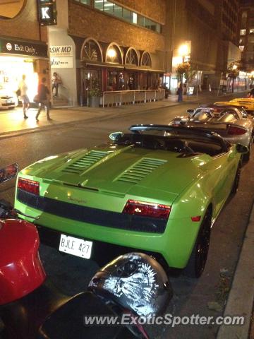 Lamborghini Gallardo spotted in Toronto, Ontario, Canada