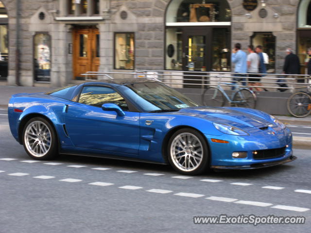 Chevrolet Corvette ZR1 spotted in Stockholm, Sweden