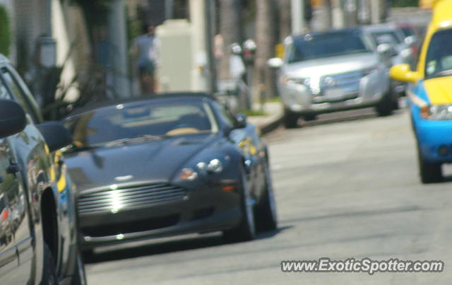 Aston Martin DB9 spotted in Beverly Hills, California