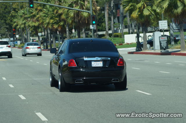 Rolls Royce Ghost spotted in Beverly Hills, California