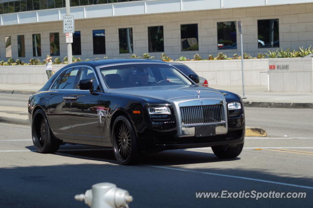 Rolls Royce Ghost spotted in Beverly Hills, California