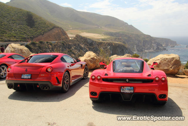 Ferrari Enzo spotted in Big Sur, CA, California