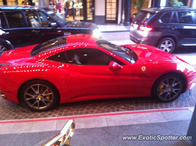 Ferrari California spotted in Beverly Hills, California