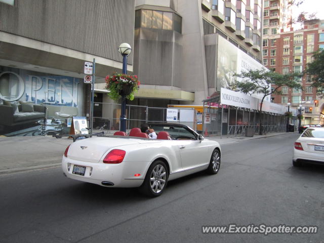 Bentley Continental spotted in Toronto, Canada