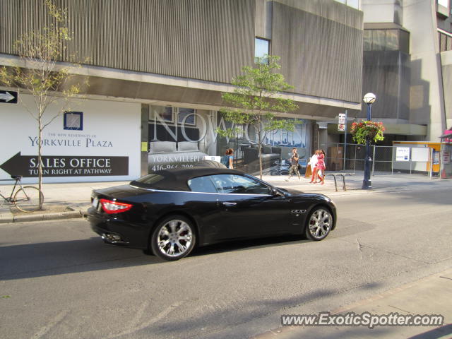 Maserati GranCabrio spotted in Toronto, Canada