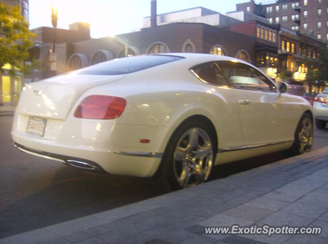 Bentley Continental spotted in Boston, Massachusetts