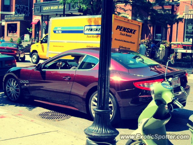 Maserati GranTurismo spotted in Boston, Massachusetts