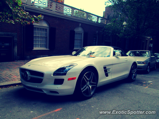 Mercedes SLS AMG spotted in Boston, Massachusetts