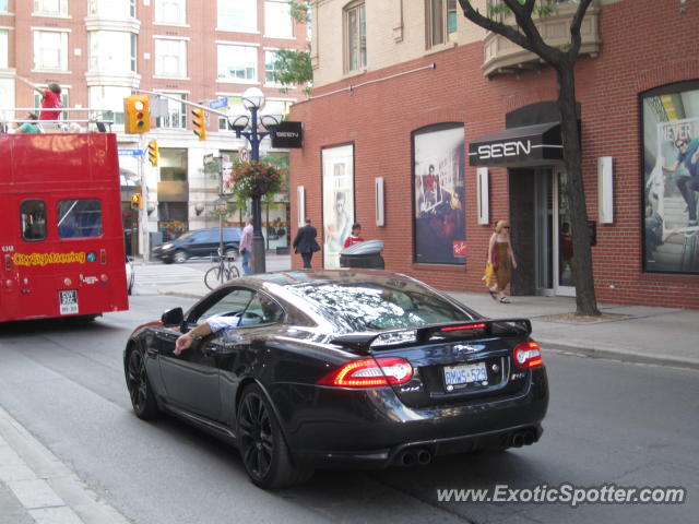 Jaguar XKR-S spotted in Toronto, Canada