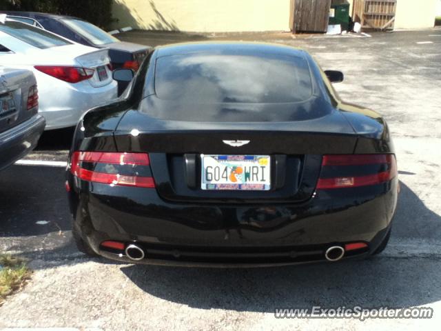 Aston Martin DB9 spotted in Boca Raton, Florida