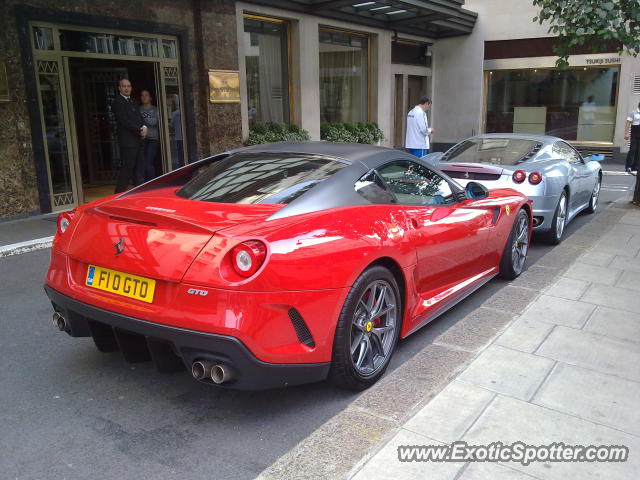 Ferrari 599GTO spotted in London, United Kingdom