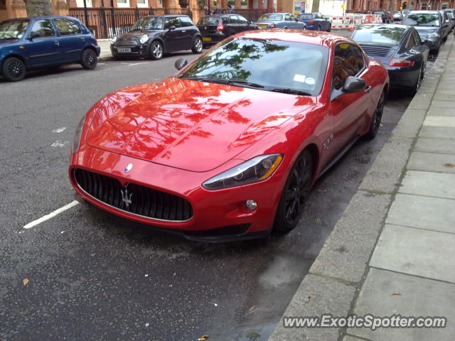 Maserati GranTurismo spotted in London, United Kingdom