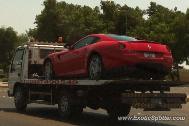 Ferrari 599GTB spotted in Abu Dhabi, United Arab Emirates