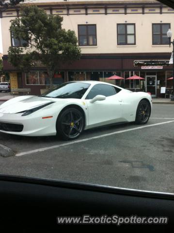 Ferrari 458 Italia spotted in Monterey, California