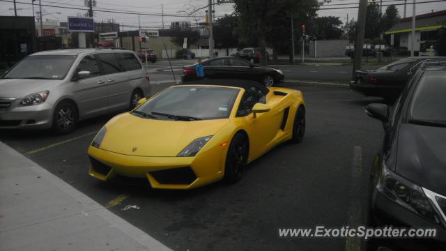 Lamborghini Gallardo spotted in Hewlett, New York