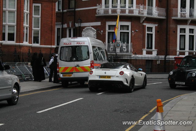 Ferrari 599GTO spotted in London, United Kingdom