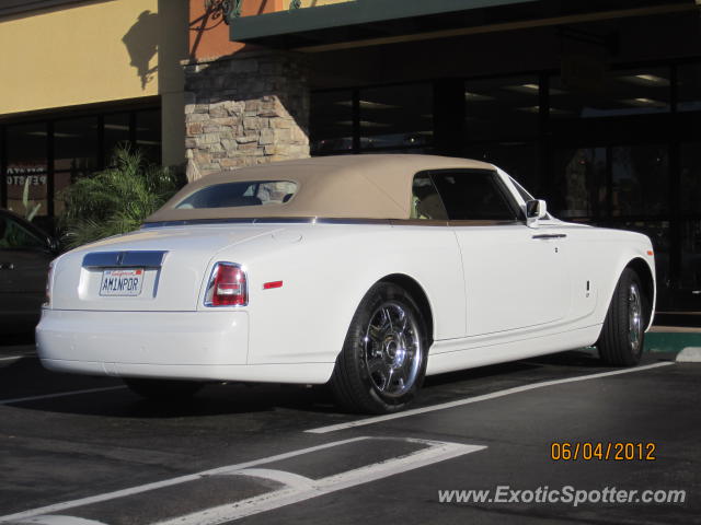 Rolls Royce Phantom spotted in Solana Beach, California