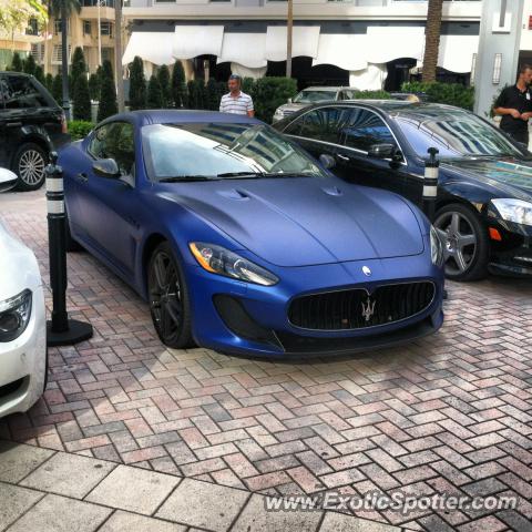 Maserati GranTurismo spotted in Ft. Lauderdale, Florida