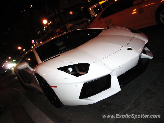 Lamborghini Aventador spotted in Toronto, Canada