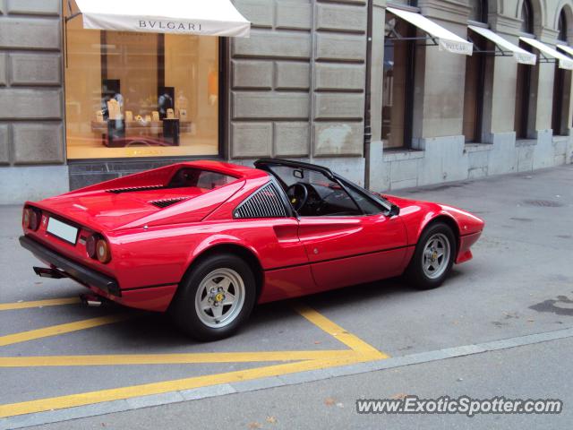 Ferrari 308 spotted in Zurich, Switzerland