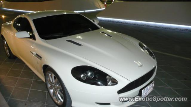 Aston Martin DB9 spotted in Abu Dhabi, United Arab Emirates