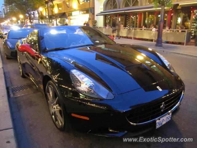 Ferrari California spotted in Toronto, Canada