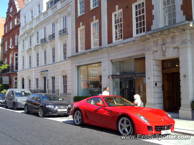 Ferrari 599GTB spotted in London, United Kingdom