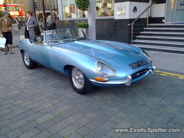 Jaguar E-Type spotted in London, United Kingdom