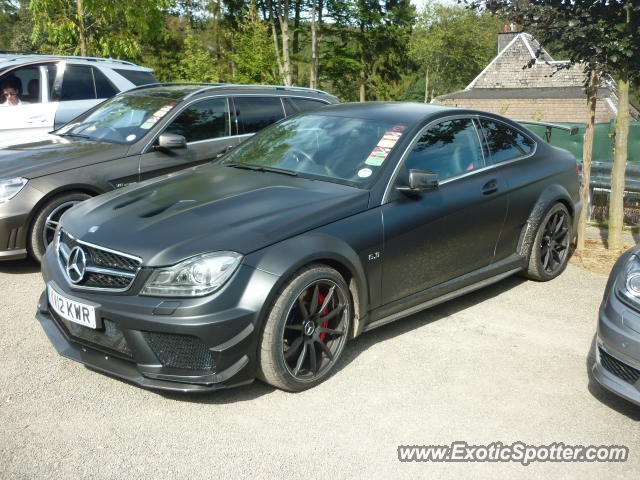 Mercedes C63 AMG Black Series spotted in Spa, Belgium