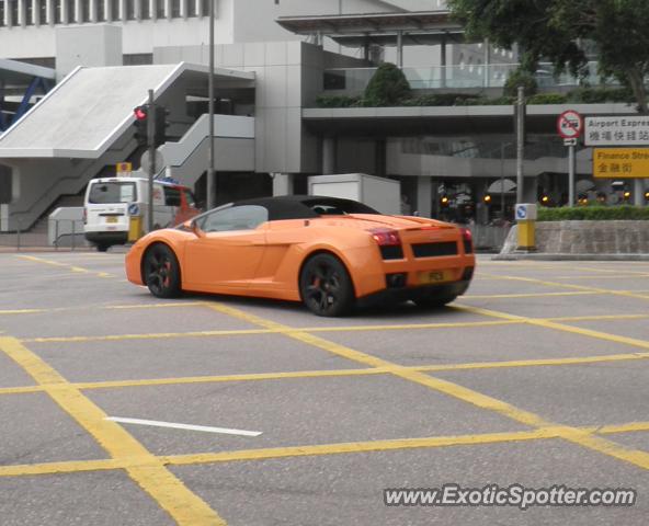 Lamborghini Gallardo spotted in Hong Kong, China