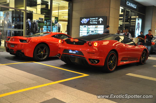 Ferrari F430 spotted in Bukit Bintang KL, Malaysia