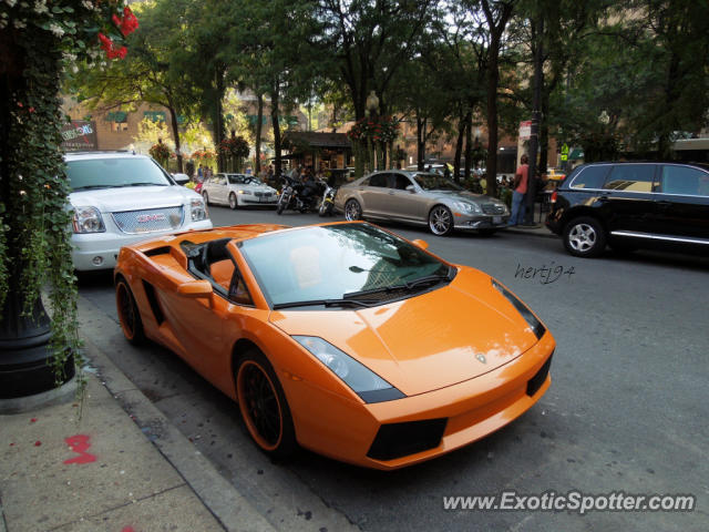 Lamborghini Gallardo spotted in Chicago, Illinois