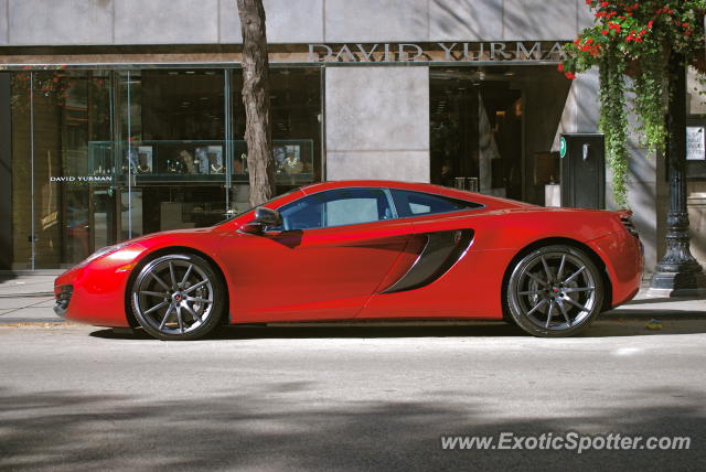 Mclaren MP4-12C spotted in Chicago, Illinois