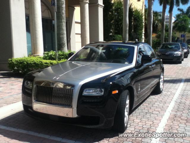 Rolls Royce Ghost spotted in Boca Raton, Florida