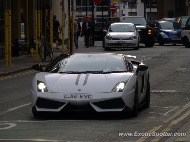 Lamborghini Gallardo spotted in Manchester, United Kingdom