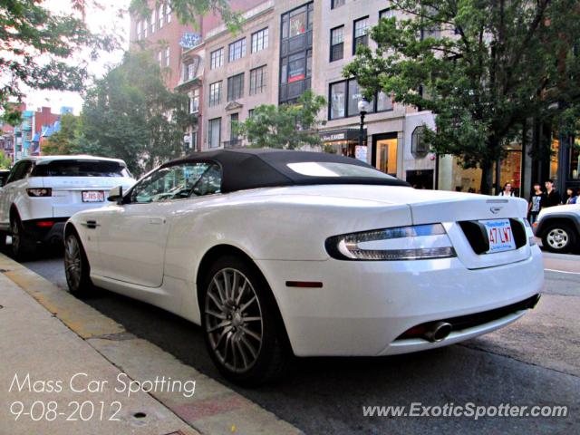 Aston Martin DB9 spotted in Boston, Massachusetts