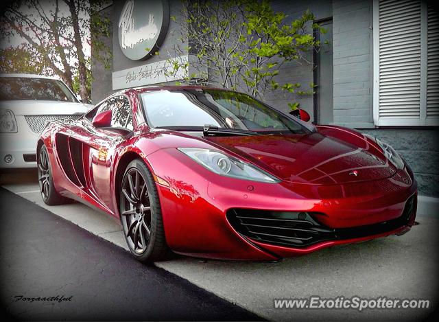 Mclaren MP4-12C spotted in Fishers, Indiana