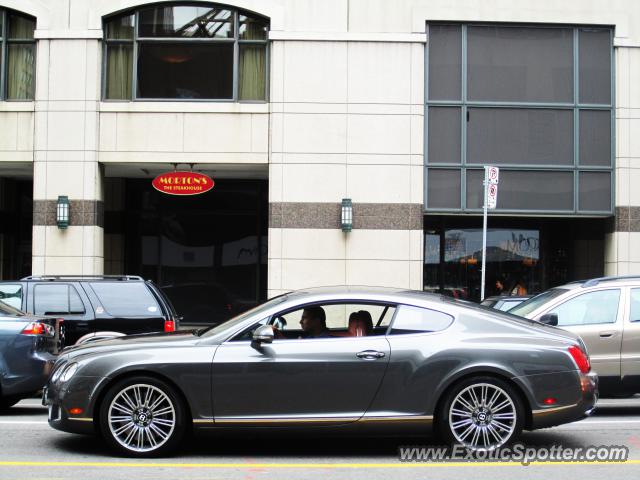 Bentley Continental spotted in Toronto, Canada