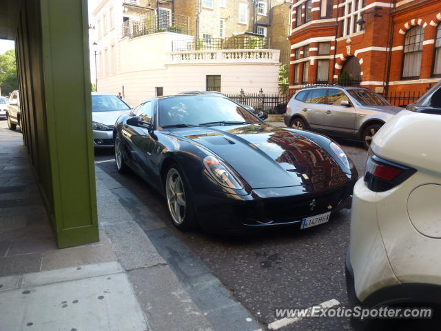 Ferrari 599GTB spotted in London, United Kingdom