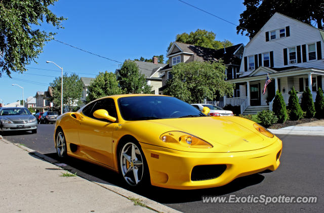 Ferrari 360 Modena spotted in Red Bank, New Jersey