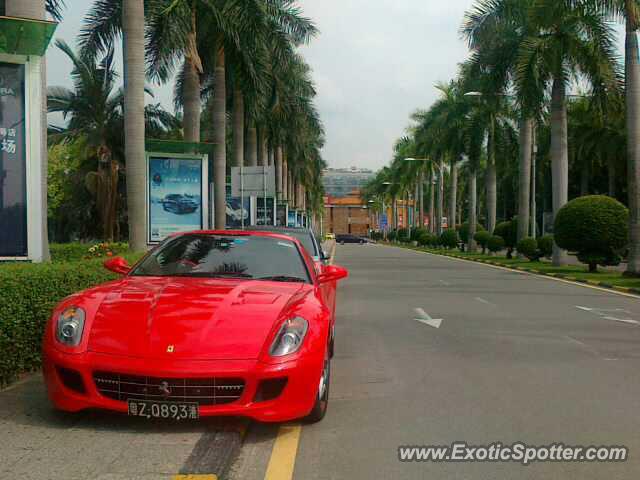 Ferrari 599GTB spotted in Shenzhen, China