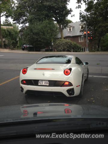 Ferrari California spotted in Montreal, Canada